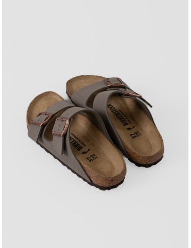 Sandalia stone BIRKENSTOCK Arizona BS con dos tiras y hebillas metálicas