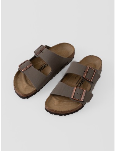 Sandalia stone BIRKENSTOCK Arizona BS con dos tiras y hebillas metálicas