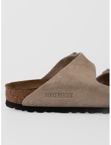 Sandalia sandcastle BIRKENSTOCK Arizona BS en ante con doble tira y hebillas metálicas