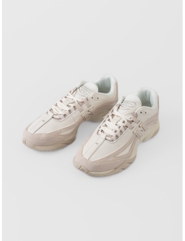 Sneaker timberwolf New Balance RC56 con paneles ondulados, logo N-Lock y base en tonos neutros