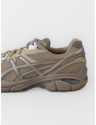 Zapatilla feather grey pure silver ASICS GT-2160 con malla técnica y superposiciones plateadas