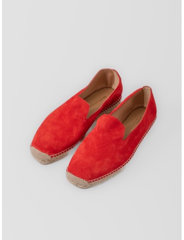 Alpargata ginger Les Héritiers Futadera con acabado afelpado y suela de yute trenzado
