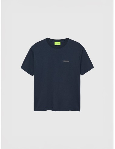 camiseta navy algodón New Amsterdam Surf Association Tee Navy Blazer logo bordado tonal