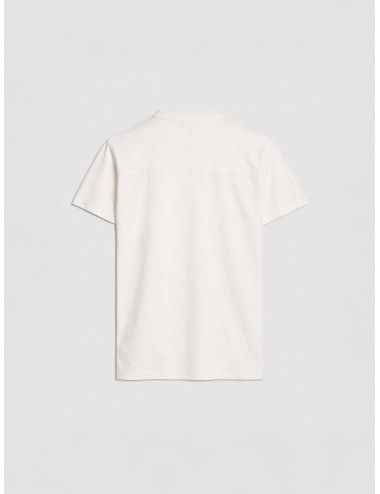 camiseta blanca algodón Parajumpers Neel Tee Star White diseño minimalista cuello redondo