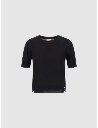 Camiseta Herno Basic Black Mujer | MARFRANC