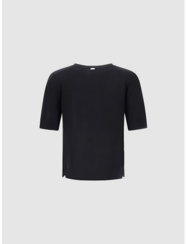 Camiseta Herno Basic Black Mujer | MARFRANC