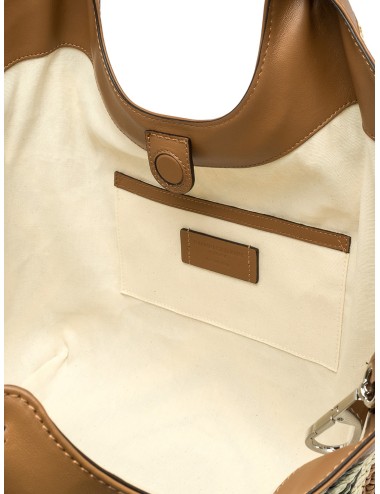 Bolso var. Willow Gianni Chiarini Firenze Dua Diamix trenzado con asas de piel y pouch extraíble.