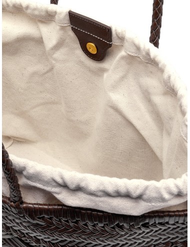 Bolso choco Gianni Chiarini Firenze Paloma en piel trenzada con bolsa interior de algodón