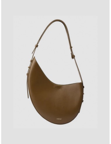 Bolso hobo bronze Soeur Wino de piel lisa con asa ajustable