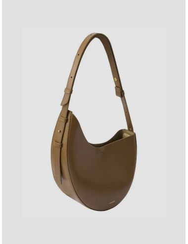 Bolso hobo bronze Soeur Wino de piel lisa con asa ajustable