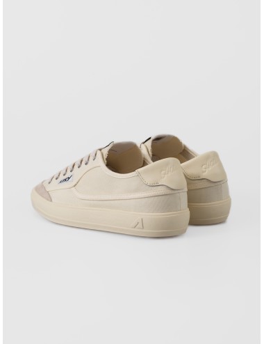 Zapatilla baja crema Autry Windscape Low con lona y refuerzo de ante