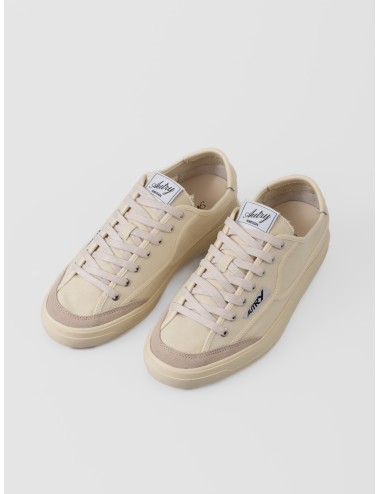 Zapatilla baja crema Autry Windscape Low con lona y refuerzo de ante