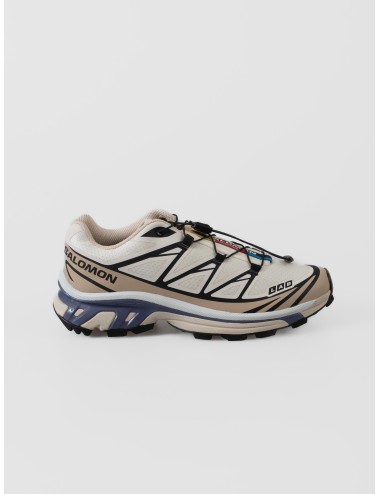 Zapatilla Salomon XT-6 Vanilla Ice Oxford Tan Heron con ajuste rápido y suela con tacos