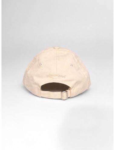 Gorra plain beige Edmmond Duck Cap con bordado frontal de pato y visera curva