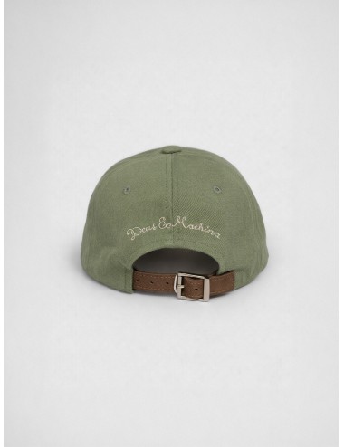 Gorra green Deus Ex Machina Emblem College Address Cap con bordado frontal Seoul y visera curva