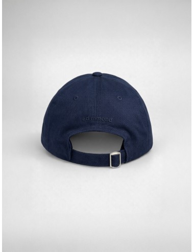Gorra plain navy Edmmond Duck Cap con bordado frontal de pato y visera curva