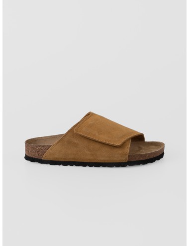 Sandalia Cork Brown BIRKENSTOCK Solana VL de ante con cierre ancho de velcro