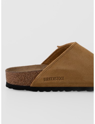 Sandalia Cork Brown BIRKENSTOCK Solana VL de ante con cierre ancho de velcro