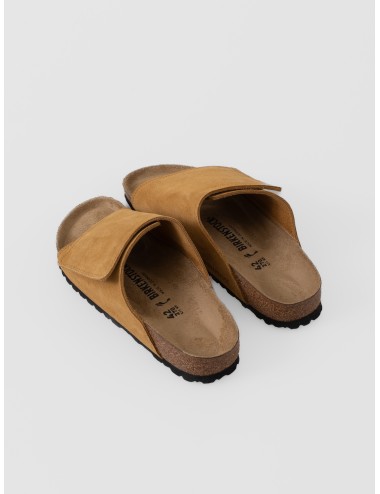Sandalia Cork Brown BIRKENSTOCK Solana VL de ante con cierre ancho de velcro