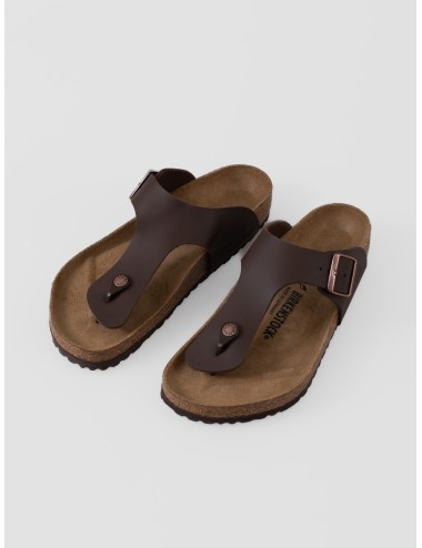 Sandalia dark brown BIRKENSTOCK Ramses BS de dedo con tira ancha y hebilla ajustable