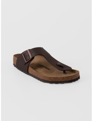 Sandalia dark brown BIRKENSTOCK Ramses BS de dedo con tira ancha y hebilla ajustable