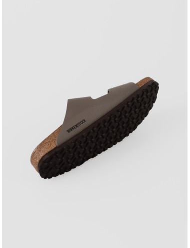 Sandalia stone BIRKENSTOCK Arizona BS con Birko-Flor nubuck y dos correas ajustables