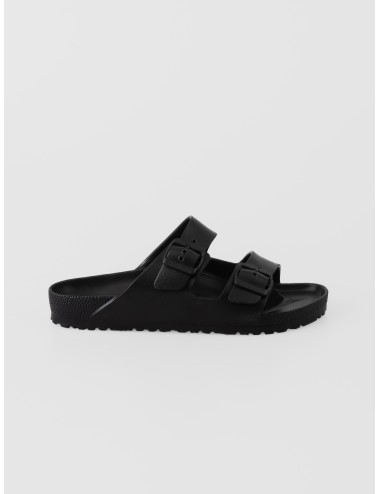 Sandalia black BIRKENSTOCK Arizona EVA con dos correas ajustables y construcción ligera