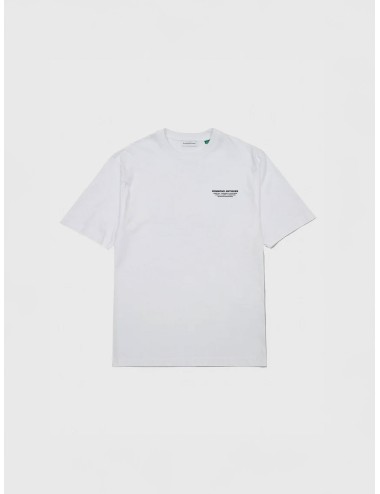 Camiseta blanca Edmmond Studios Antiques con gráfico de escaparate en la espalda