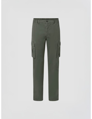 Pantalón cargo verde grisáceo Ecoalf Ethicargo Pants Man con cintura elástica y bolsillos laterales