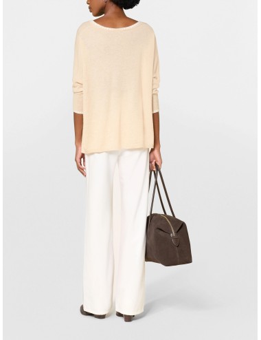 Jersey Organic Kujten Aminie con escote en V y acabados en contraste