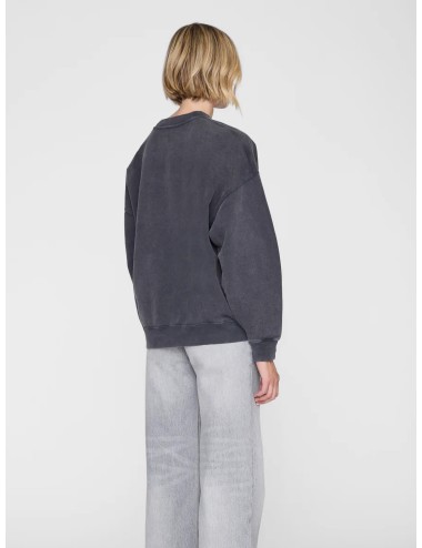 Sudadera Vintage Black Anine Bing Miles Tiger con gráfico frontal de tigre y rayo