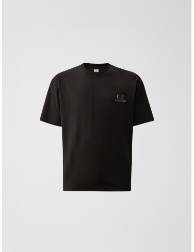 Camiseta manga corta Total Eclipse C.P. Company con logo en pecho y gráfico estampado en la espalda