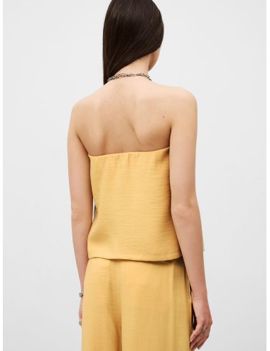 Bustier Paille ba&sh Deborah palabra de honor con escote recto y acabado satinado