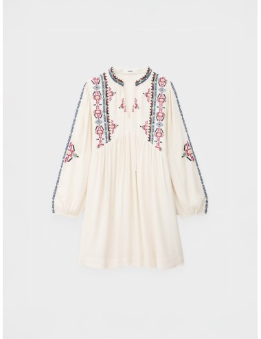 Vestido ecru Bash Telma para mujer de estilo sobrio y versátil