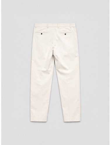 Pantalón chino gris Les Héritiers MASNOU PANT con corte regular y construcción sartorial