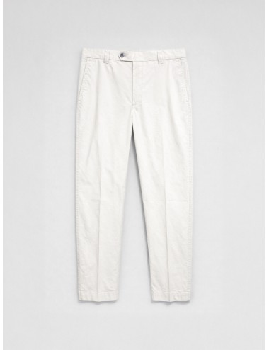 Pantalón chino gris Les Héritiers MASNOU PANT con corte regular y construcción sartorial