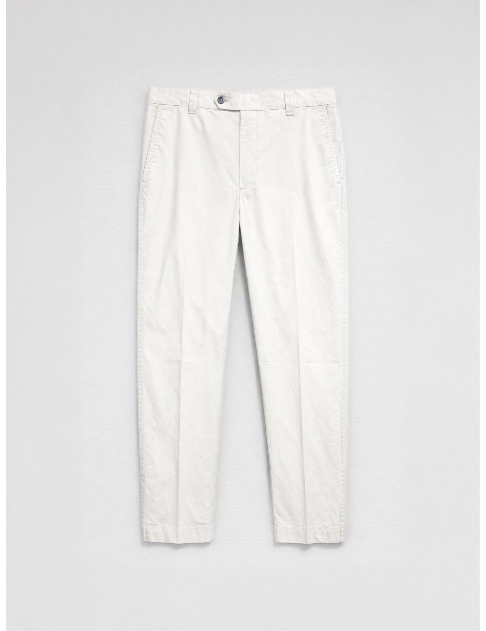 Pantalón chino gris Les Héritiers MASNOU PANT con corte regular y construcción sartorial