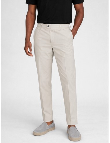 Pantalón chino gris Les Héritiers MASNOU PANT con corte regular y construcción sartorial