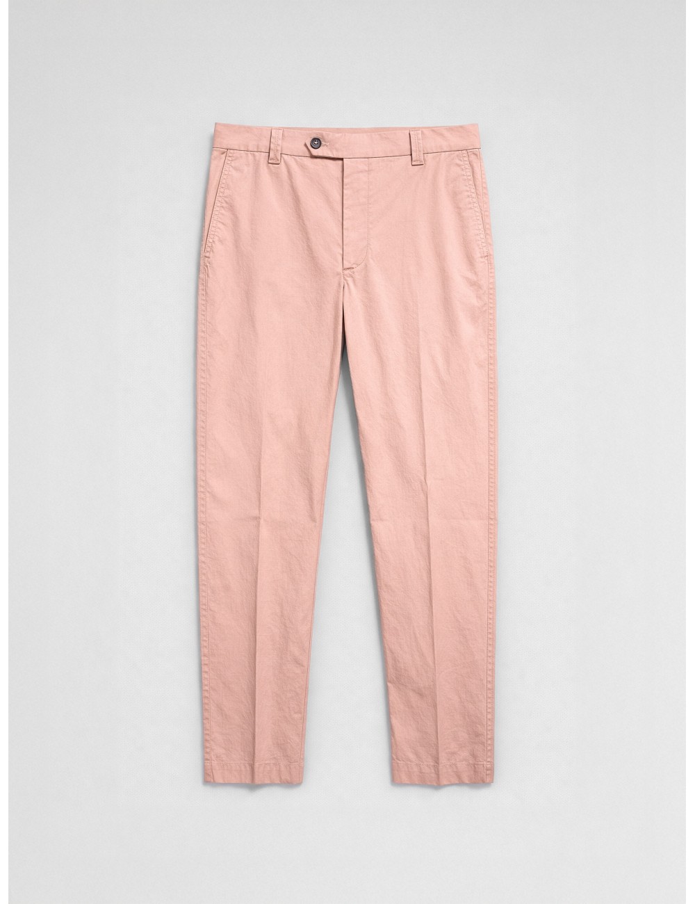 Pantalón chino rose dust Les Héritiers MASNOU PANT con corte regular y construcción sartorial
