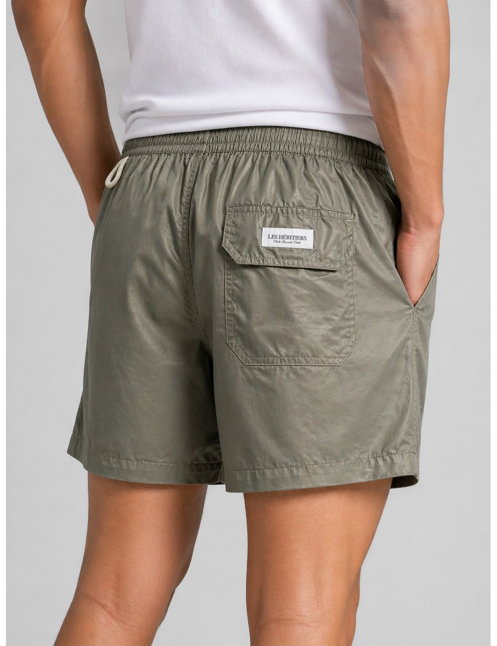 Bañador gris piedra Les Héritiers LALTRA de secado rápido