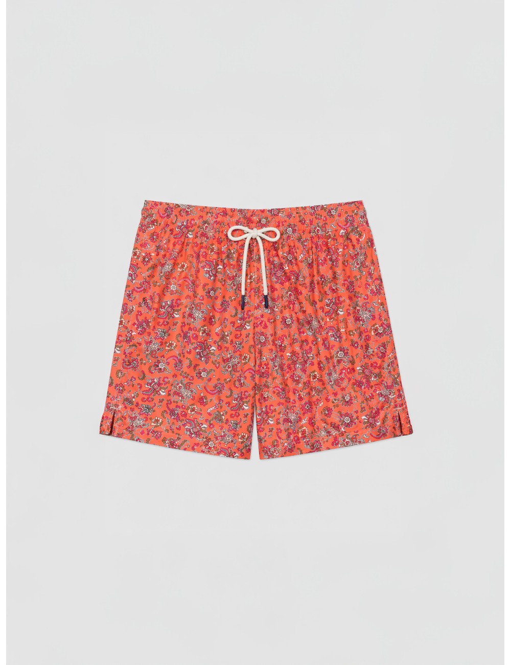 Bañador estampado coral Les Héritiers Captain 4 con floral gráfico