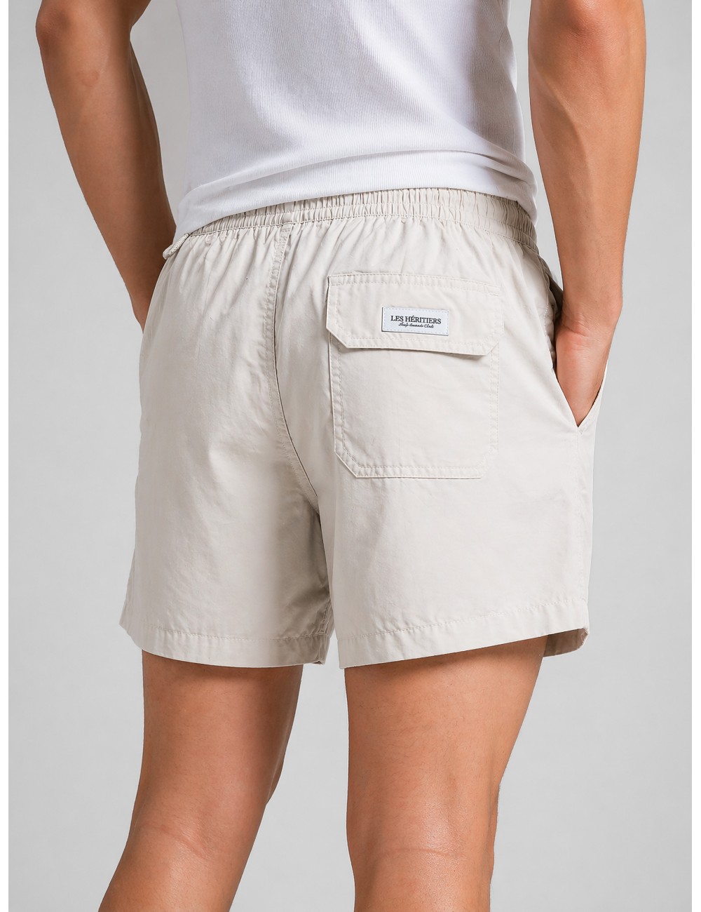 Bañador blanco vintage Les Héritiers LALTRA de secado rápido