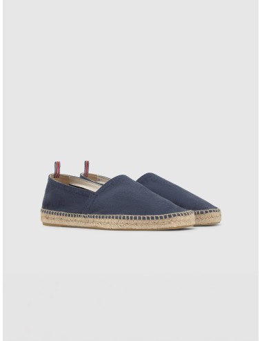 Alpargata CASTAÑER PABLO en azul oxford con lona azul oxford y suela de yute
