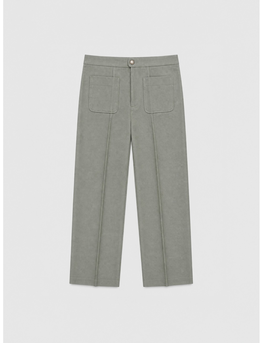 Pantalón gris SOEUR de corte recto y cintura limpia
