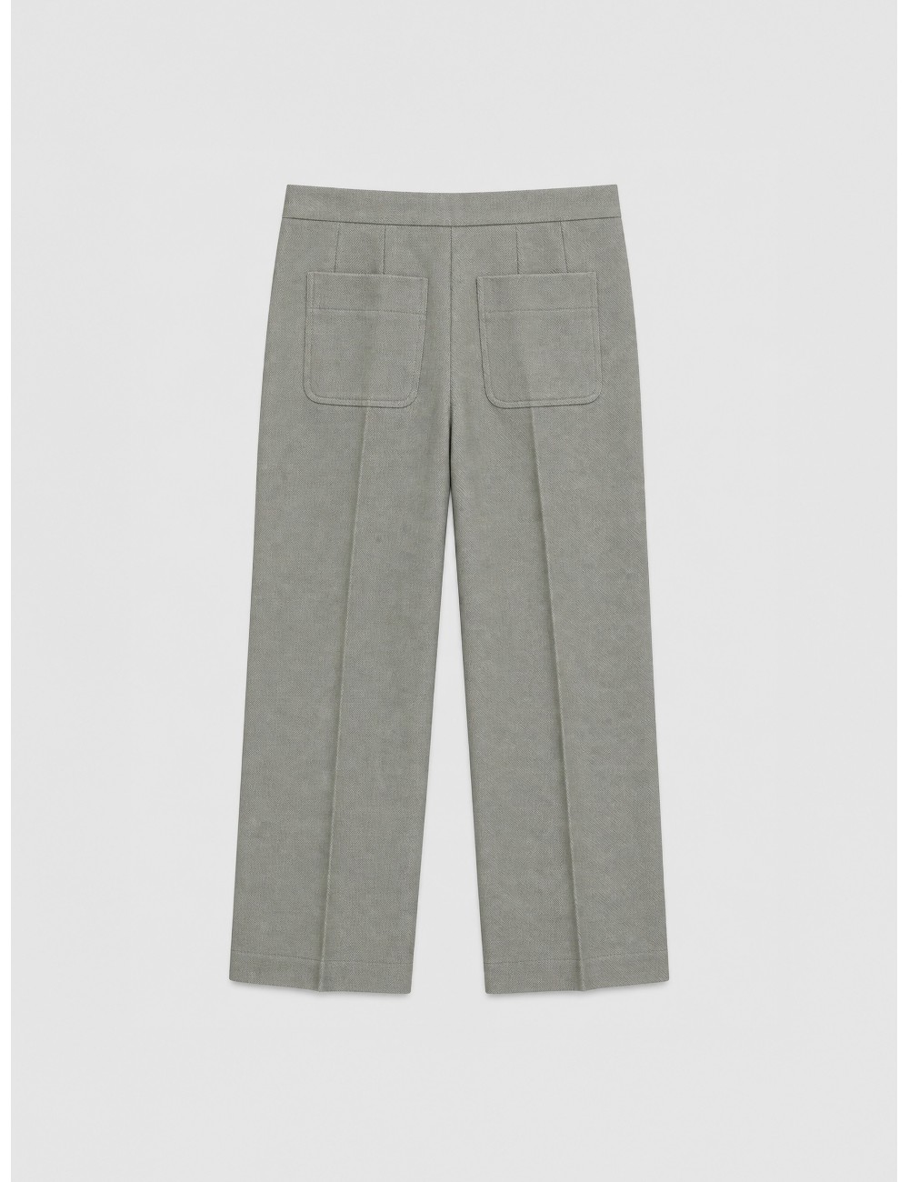 Pantalón gris SOEUR de corte recto y cintura limpia