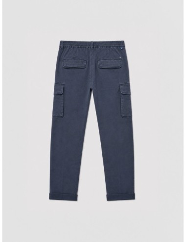 Pantalón cargo azul noche Mason's con bolsillos laterales de tapa