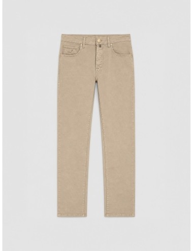 Pantalón gris elefante Jacob Cohen de cinco bolsillos y línea recta