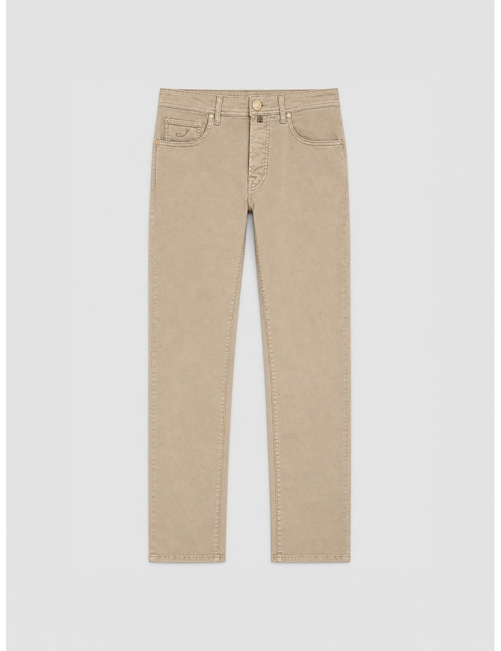 Pantalón gris elefante Jacob Cohen de cinco bolsillos y línea recta