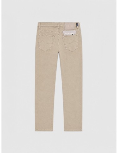 Pantalón gris elefante Jacob Cohen de cinco bolsillos y línea recta