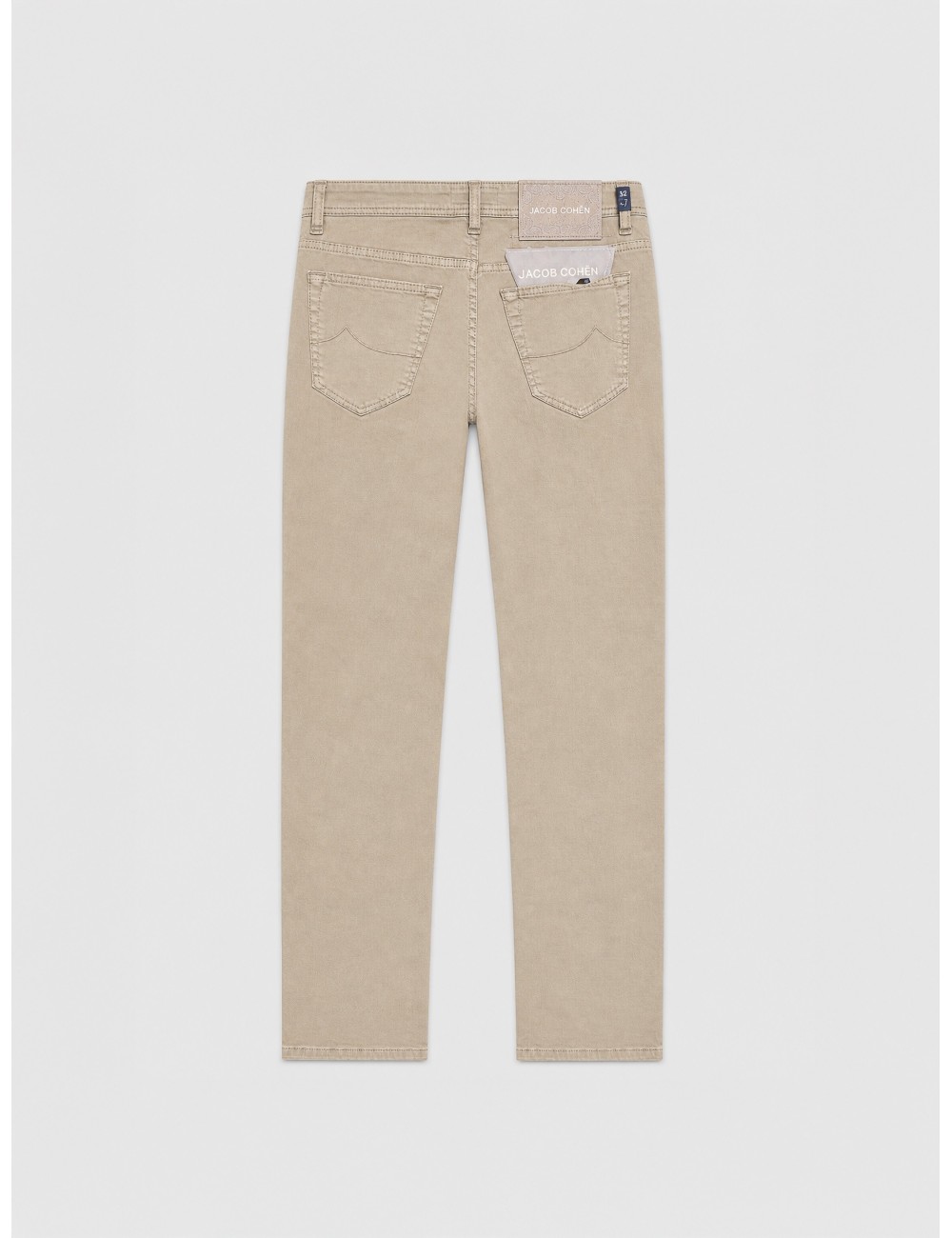 Pantalón gris elefante Jacob Cohen de cinco bolsillos y línea recta